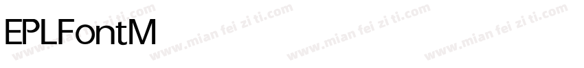 EPLFont Medium字体转换